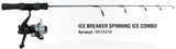 Зимняя удочка Rapala с катушкой Rapala и Леской Sufix Ice Breaker Ice Combo 24" 61cm Medium