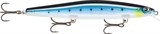 Воблеры Rapala Max Rap Long Range Minnow плавающий 1,2м, 12см 20гр Flake Blue Sardine