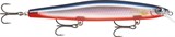 Воблеры Rapala Max Rap Long Range Minnow плавающий 1,2м, 12см 20гр Flake Red Steel