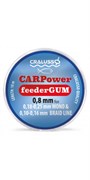 Фидергам Cralusso Feeder Gum CARPower 10м 0.65мм прозрачный