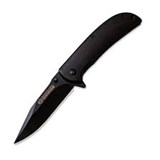 Нож Kosadaka складной 16/9см 110гр чёрное лезвие, чёрная рукоятка