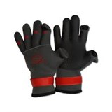 Перчатки неопреновые Kosadaka Sharks fishing gloves-70 уплотнённые серые р-р XL