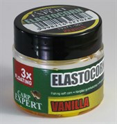 Кукуруза Плавающая Carp Expert ElastoCorn Yellow - Vanilla 12шт/уп
