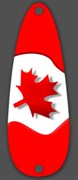 Блесна Колеблющаяся Pelican Lures Flutter Spoon 5,67гр Canada 2 Flag Series