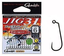 Одинарный крючок Gamakatsu Jig31 #6 Jig Hook 12шт/уп