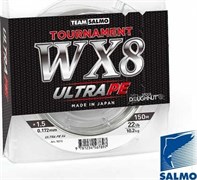 Леска Плетёная Salmo Tournament WX8 Ultra PE 150м 0.134