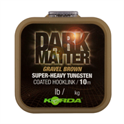 Поводковый материал Korda Dark Matter Tungsten Coated Braid Gravel Brown 25lb 10м