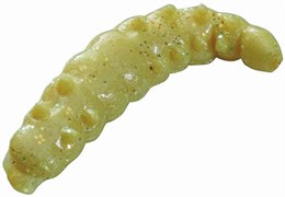Приманка Berkley PowerBait Honey Worms 2.5см Garlic Yellow чеснок
