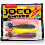 Виброхвост плавающий Lucky John Joco Shaker 3.5 9см цвет MIX1 4шт/уп