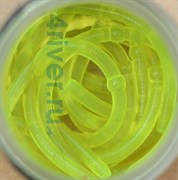 Мягкая приманка Neon 68 Лапша Доширак 9см 12шт/уп Сыр 3D Лимонный