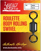 Вертлюжок Lucky John Roulette Body Rolling Swivel LJ5066K-1/0