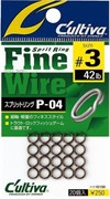 Заводные кольца Owner/Cultiva Split Ring Fine Wire P-04 #0 8,4кг 22шт/уп