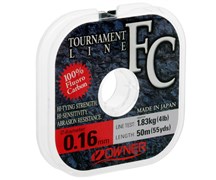 Леска флюорокарбон Owner Tournament FC 50м 0,16мм 1,8кг