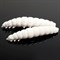 Мягкая приманка Libra Lures Larva 30 цвет 001-white 15шт/уп - фото 104189
