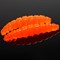 Мягкая приманка Libra Lures Larva 30 цвет 011-hot orange liited edition 15шт/уп - фото 104203