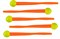 Powerbait Mice Tail 7,5см Chart/Fluo Orange