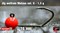 Джиг-головка Вольфрамовая Matzuo №6 Red/Black 1,5гр 5шт/уп - фото 20731