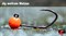 Джиг-головка Вольфрамовая Matzuo №6 Orange/Black 1,5гр 5шт/уп - фото 20773