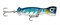 Морской Поппер Williamson Jet Popper 133мм 57гр BLSRD - фото 23851