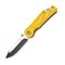 Нож Kosadaka складной 17/10см 73,8гр прецизионный, жёлтая рукоять - фото 37195