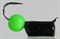 Мормышка Вольфрамовая True Weight Ядреный Глаз Гвоздик d3,0 Зеленый неон 0,96гр - фото 39318