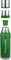 Термос Biostal Охота NBA-1000G с двумя чашками (узкое горло) зеленый - фото 58713