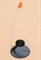 Жерлица Черная с угловой стойкой и чёрной катушкой D85-90 - фото 58859