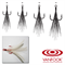 Крючки Тройные Vanfook DT-F33 R&R Feather Treble Hooks #06 3шт/уп - фото 70478