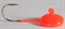Джиг-таблетка FishGuru цвет красный 3,5гр Крючок №4 2шт/уп - фото 72207
