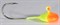 Джиг-таблетка FishGuru цвет жёлто-оранжевый 2,5гр Крючок №2 2шт/уп - фото 72254