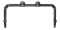 Borika Тарга 610х120мм с двумя замками Borika Gr999-2, чёрный - фото 72362
