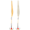 Блесна Lucky John Double Blade с цепью и тройником 55мм (LJDD55-SG) - фото 73031