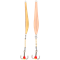 Блесна Lucky John Double Blade с цепью и тройником 65мм (LJDD65-GC) - фото 73034