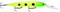 Воблер Rapala DownDeep Husky Jerk суспендер 2,4-5,7м, 12см 15гр SLM - фото 87124