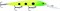 Воблер Rapala DownDeep Husky Jerk суспендер 4,4-5,5м, 14см 23гр SLM - фото 87137