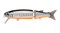 Воблер Strike Pro Glider 105 нейтральный 10,5см 14,4гр составной Заглубление 0,3-0,8м A70-713 - фото 93303