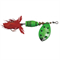 Блесна вертушка Extreme Fishing Total Obsession №1 5g 08-FluoGreen/FluoGr - фото 95452